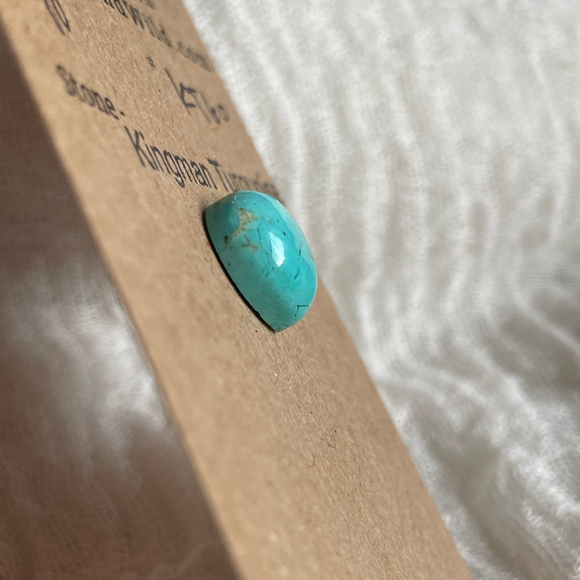 Kingman Turquoise Cabochon - KT60 574F0732-8F54-4EA1-B486-DD7E7BE6484B Brandedandwild.com