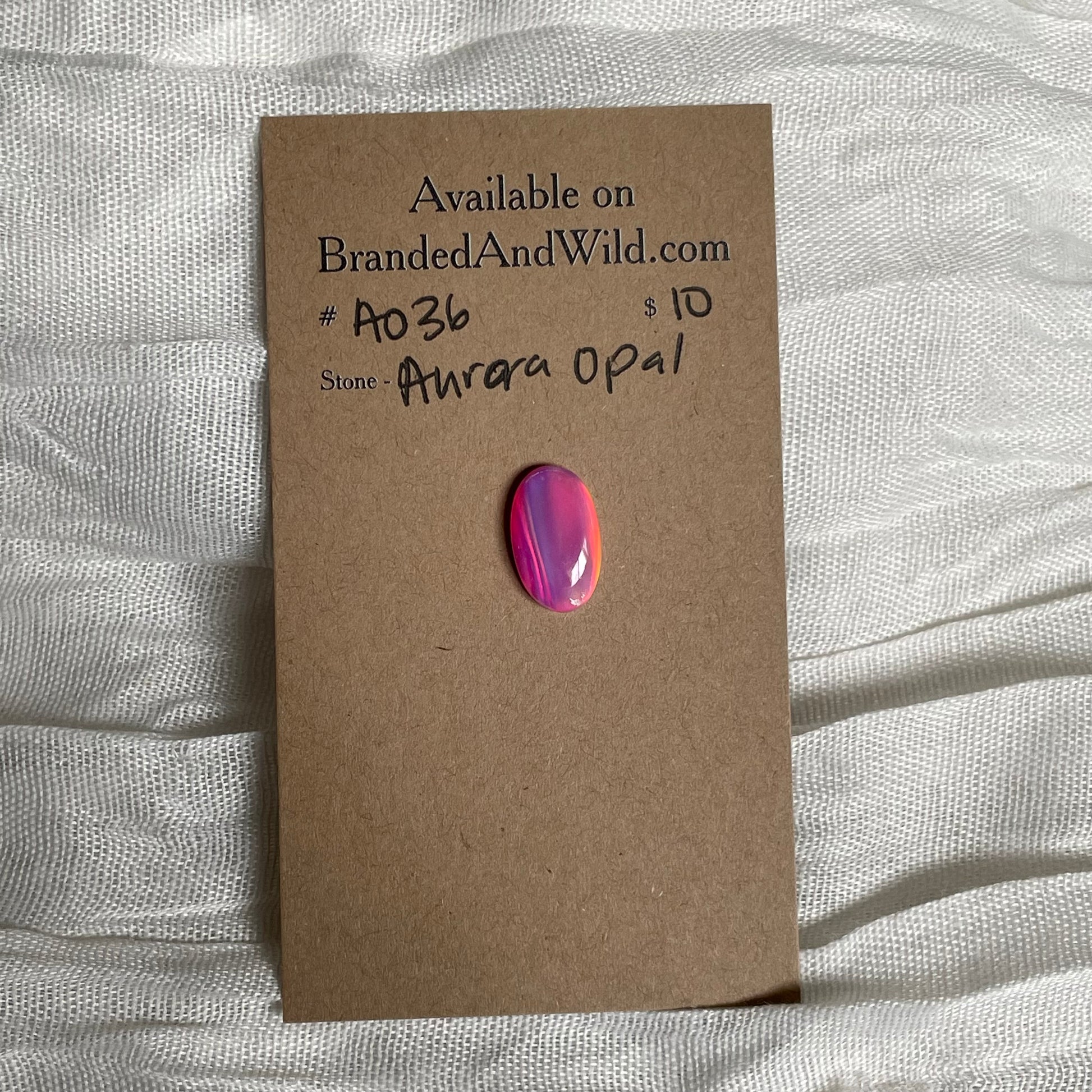 Aurora Opal Cabochon - A036 574F2688-AD6C-412D-9CE9-CD3EA81062C4 Brandedandwild.com