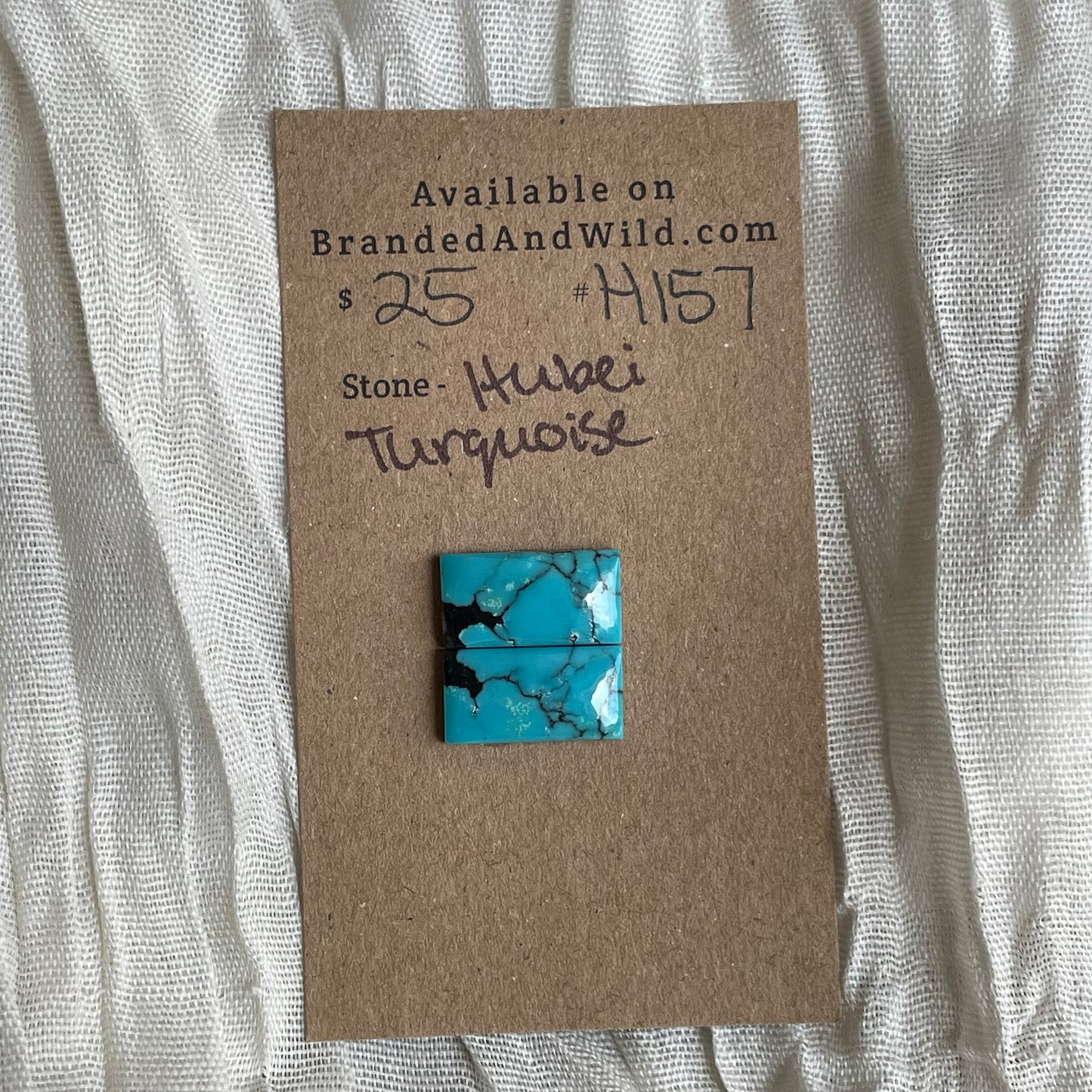 Hubei Turquoise Cabochon - H157 575573D3-9CED-4FD7-9988-39C7A4C0F97A Brandedandwild.com