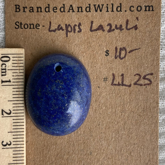 Lapis Lazuli Cabochon -Drilled- LL25