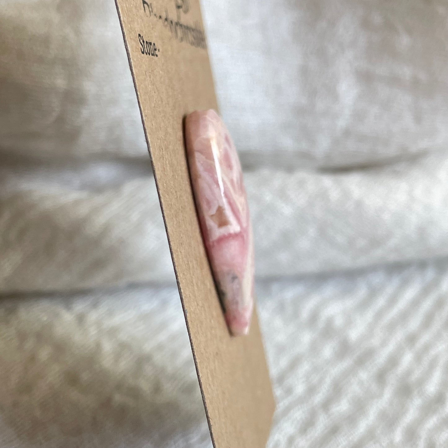 Rhodochrosite Cabochon - R81 578F1077-1BFD-4FE9-9BE1-9EE212FABFEB Brandedandwild.com