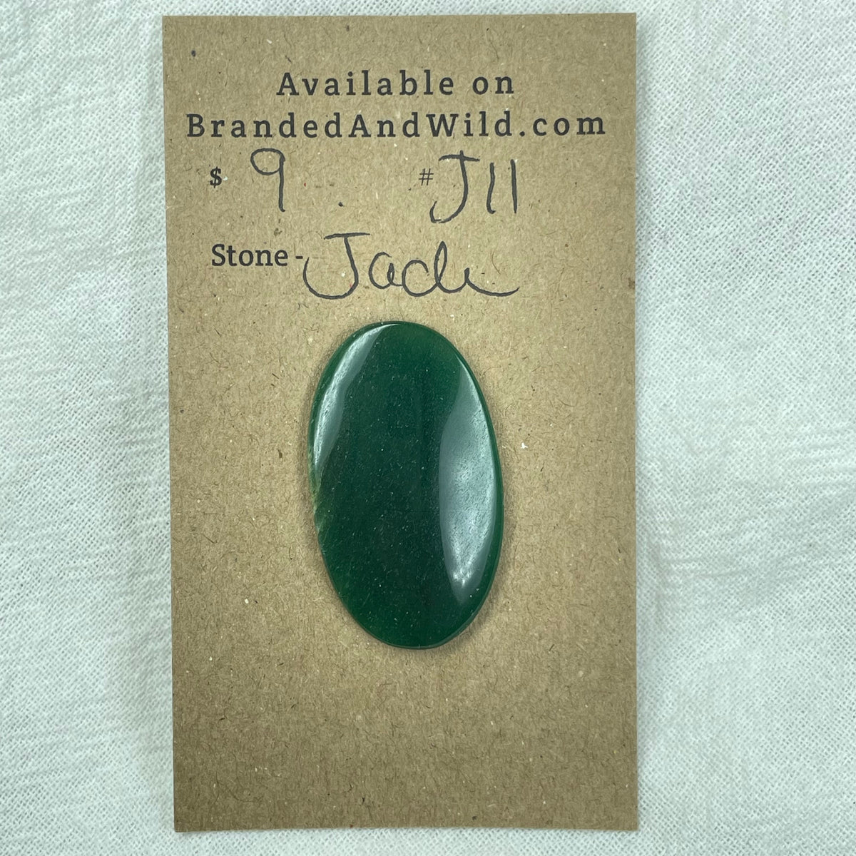 Jade Cabochon - J11 57BB3E03-0D16-4BE3-AF27-EC701B8CD601 Brandedandwild.com