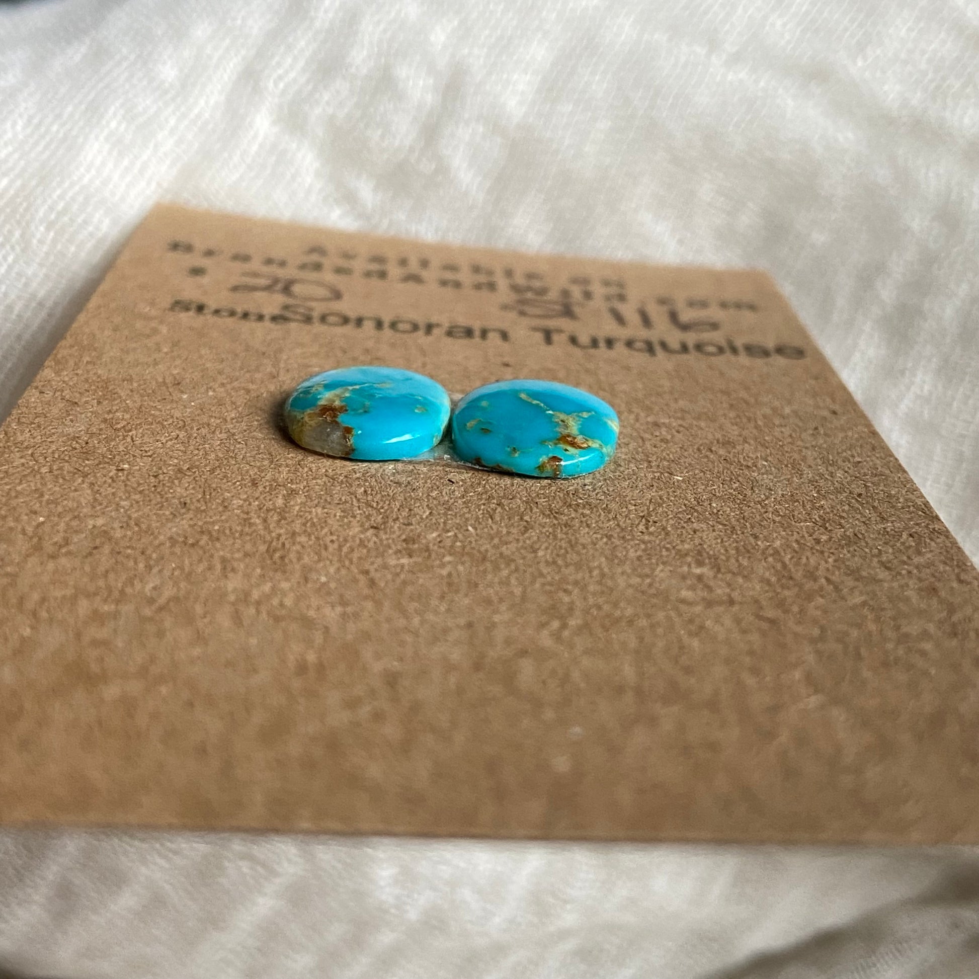 Sonoran Turquoise Cabochon - ST116 57C5102E-4B5F-47C7-AFE2-1329CFAA08E1 Brandedandwild.com