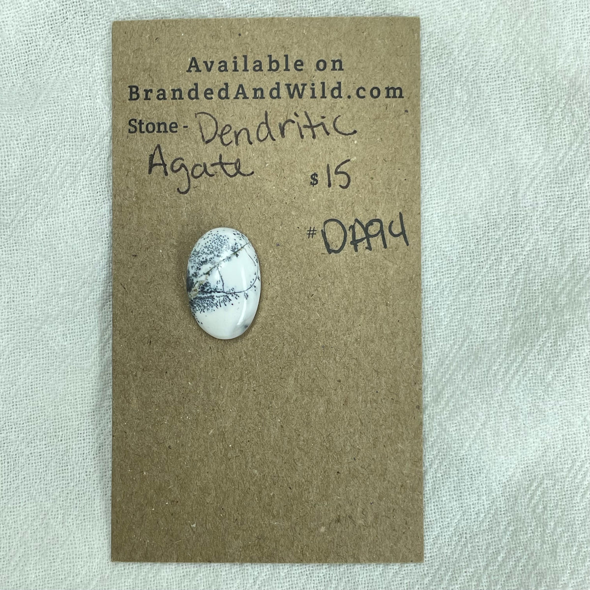 Dendritic Agate Cabochon - DA94 57CA8999-C0F3-48FC-A516-D2C7E8702F84 Brandedandwild.com