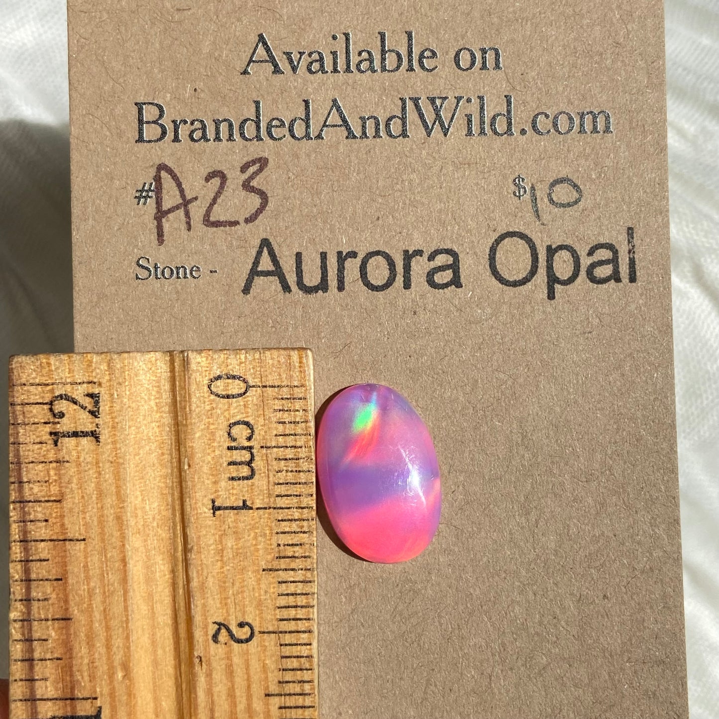 Aurora Opal Cabochon - A23 57CE1CDA-9786-43BE-AE6B-A7D3A0550EBF Brandedandwild.com