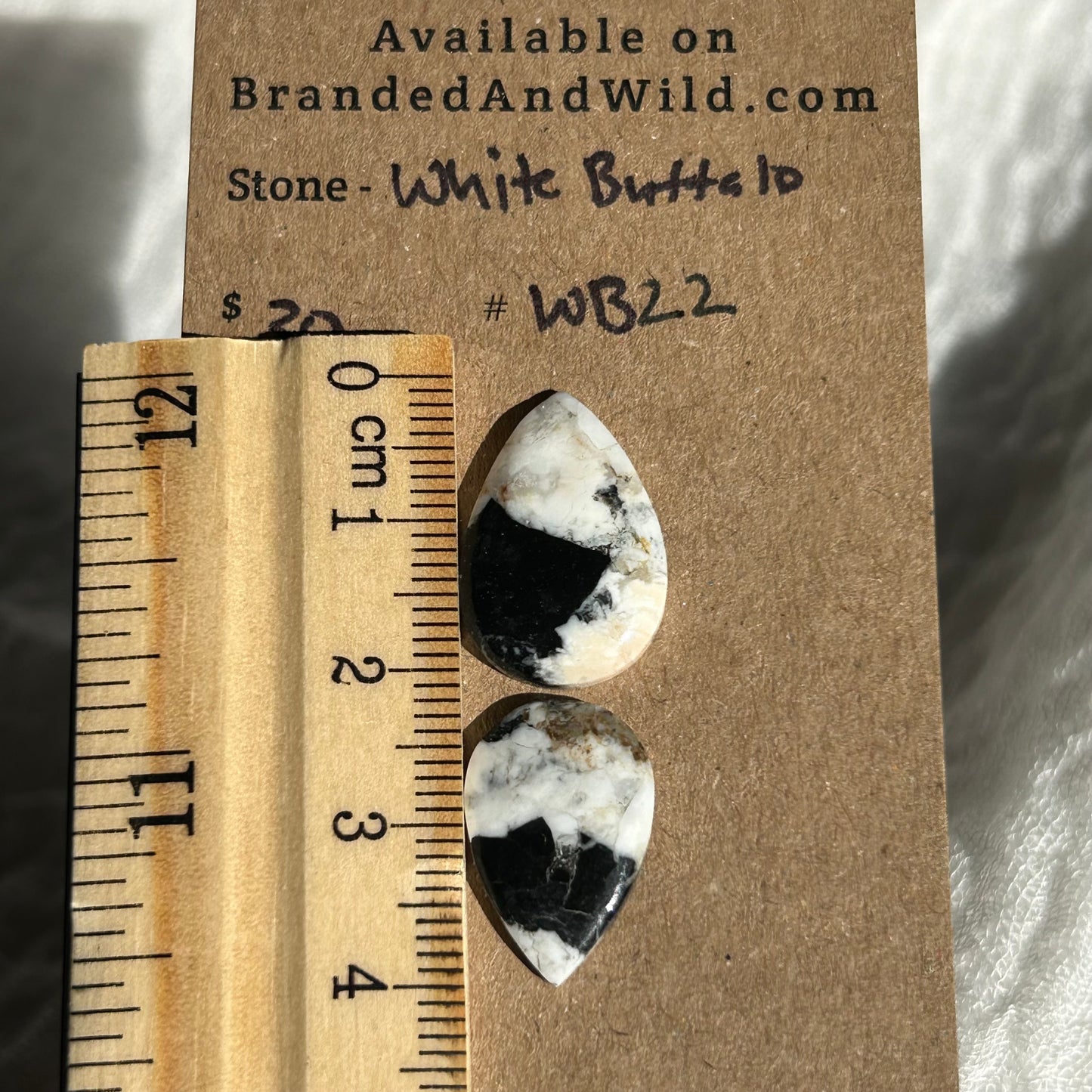 White Buffalo Cabochon - WB22