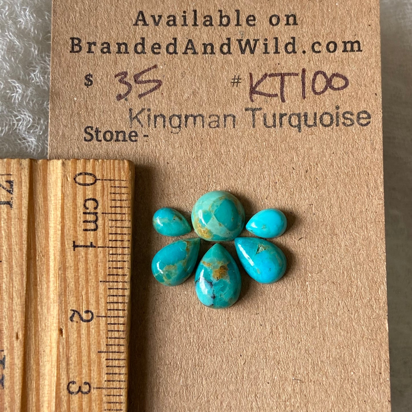 Kingman Turquoise Cabochon - KT100