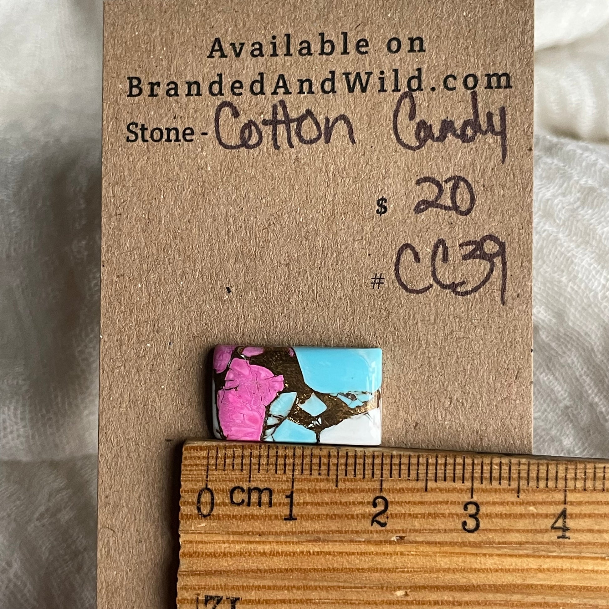 Cotton Candy Cabochon - CC39 57E2FA31-D5DD-4AFC-82DD-CFA5352D5D4B Brandedandwild.com