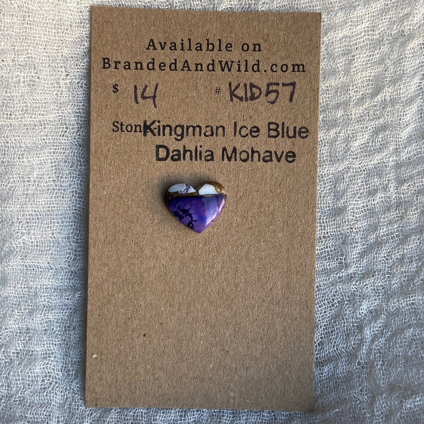 Kingman Ice Blue Dahlia Mohave - KID57
