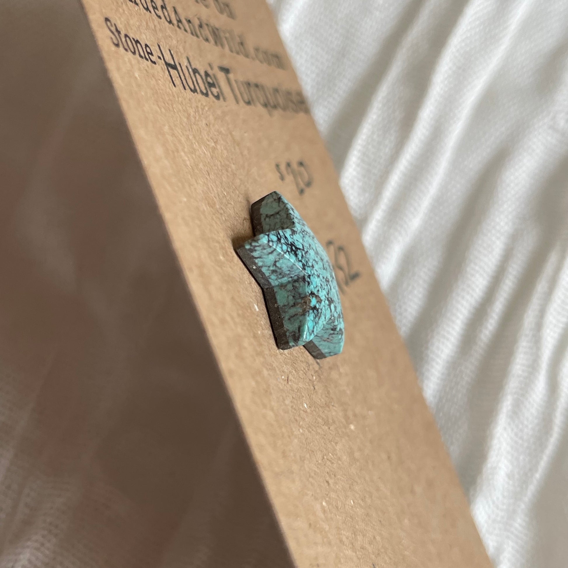 Hubei Turquoise Cabochon - H32 57F1BA2F-E8D6-45A6-AAF9-1F7C59B82437 Brandedandwild.com