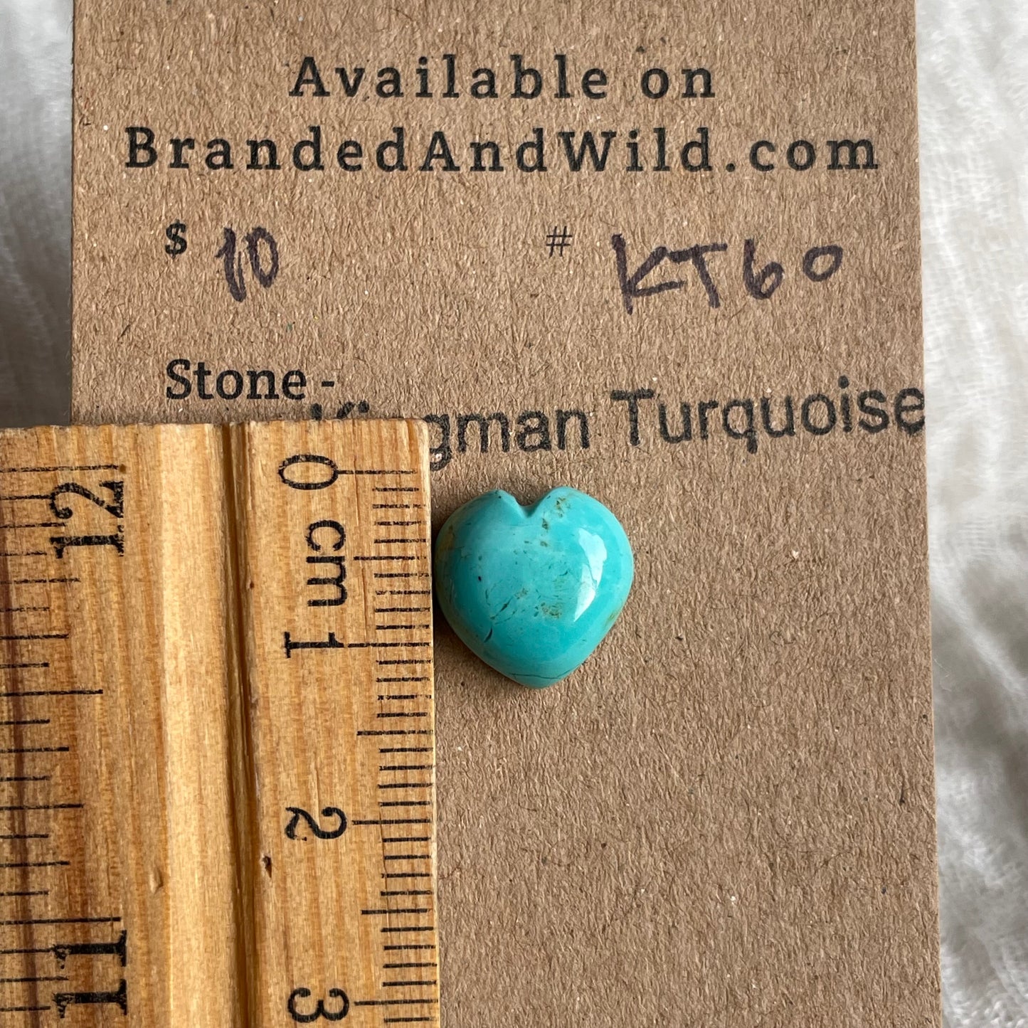 Kingman Turquoise Cabochon - KT60 57FD3730-C68E-4C03-B5CD-E6497AB9E85E Brandedandwild.com