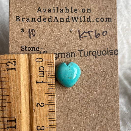 Kingman Turquoise Cabochon - KT60 57FD3730-C68E-4C03-B5CD-E6497AB9E85E Brandedandwild.com