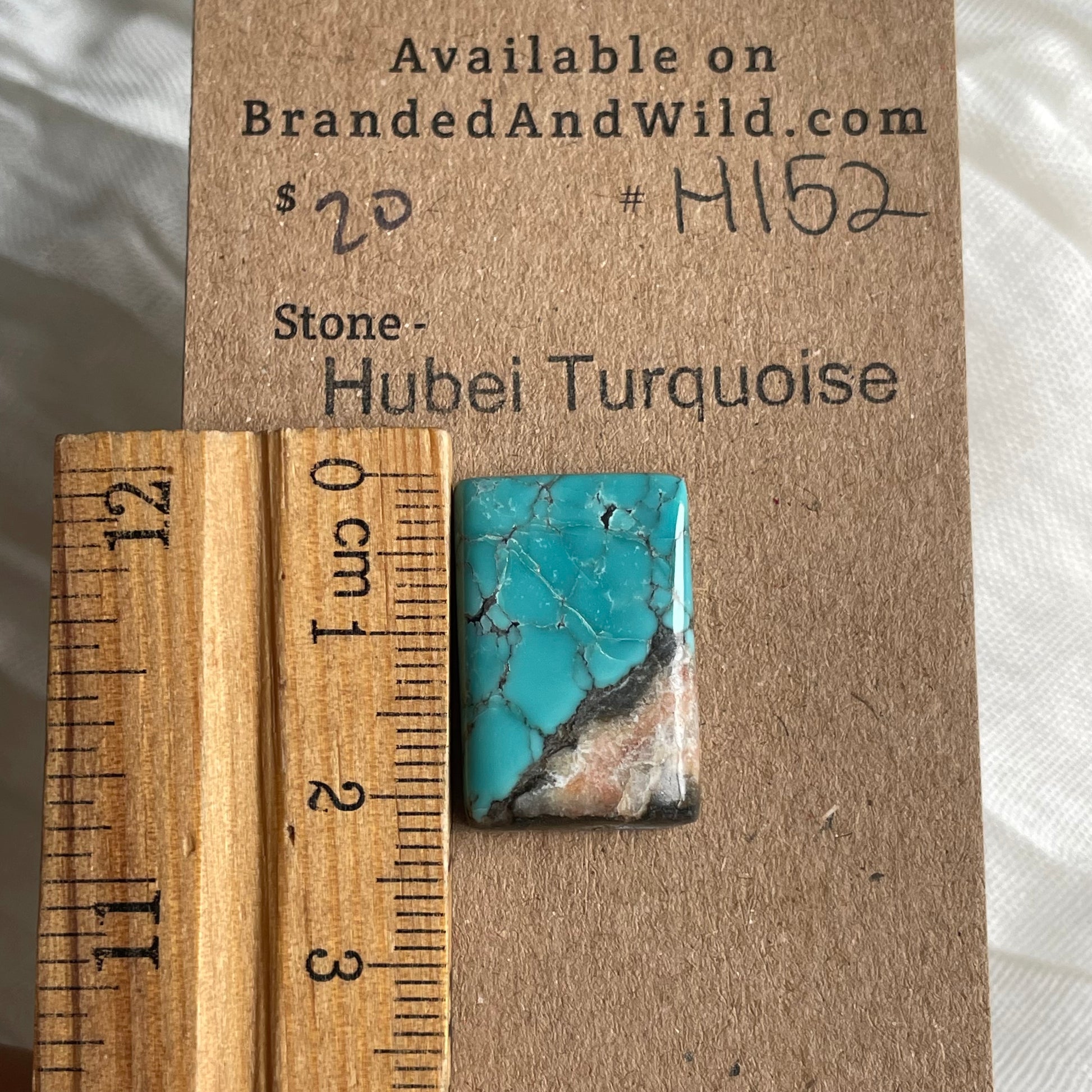 Hubei Turquoise Cabochon - H152 581A0519-8F51-4F16-ACF1-3E9F294C0481 Brandedandwild.com