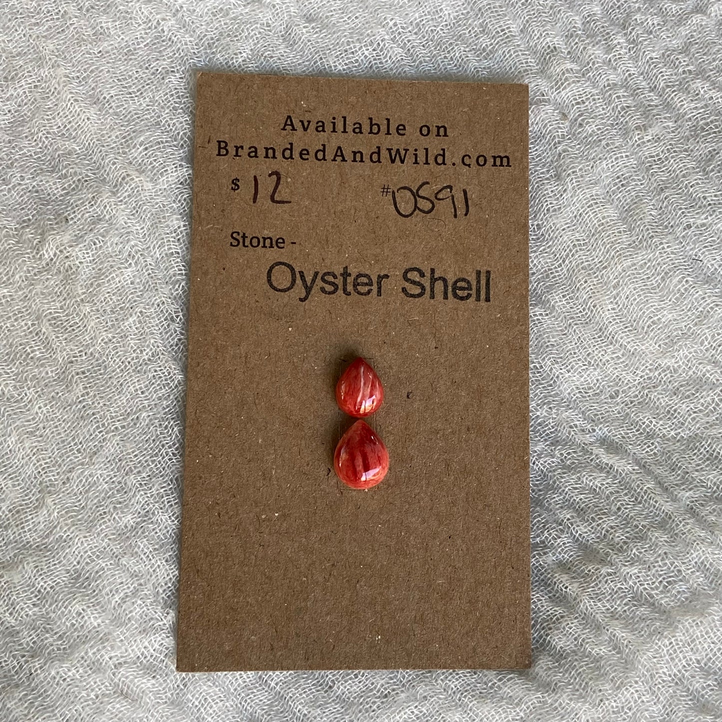 Oyster Shell Cabochon - OS91