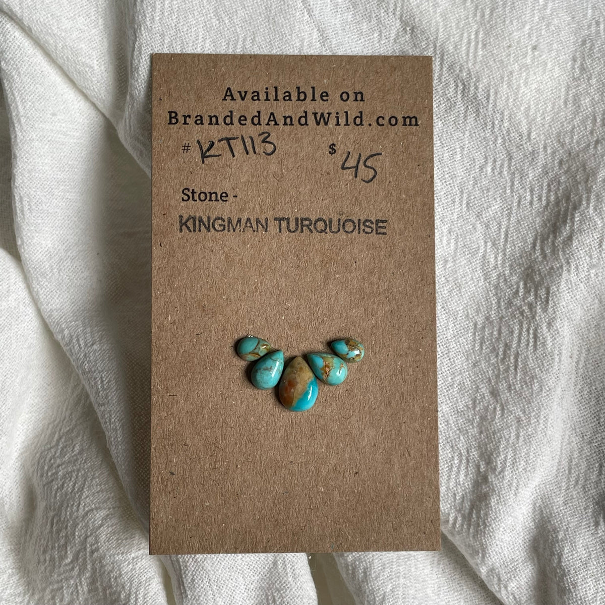 Kingman Turquoise Cabochon - KT113