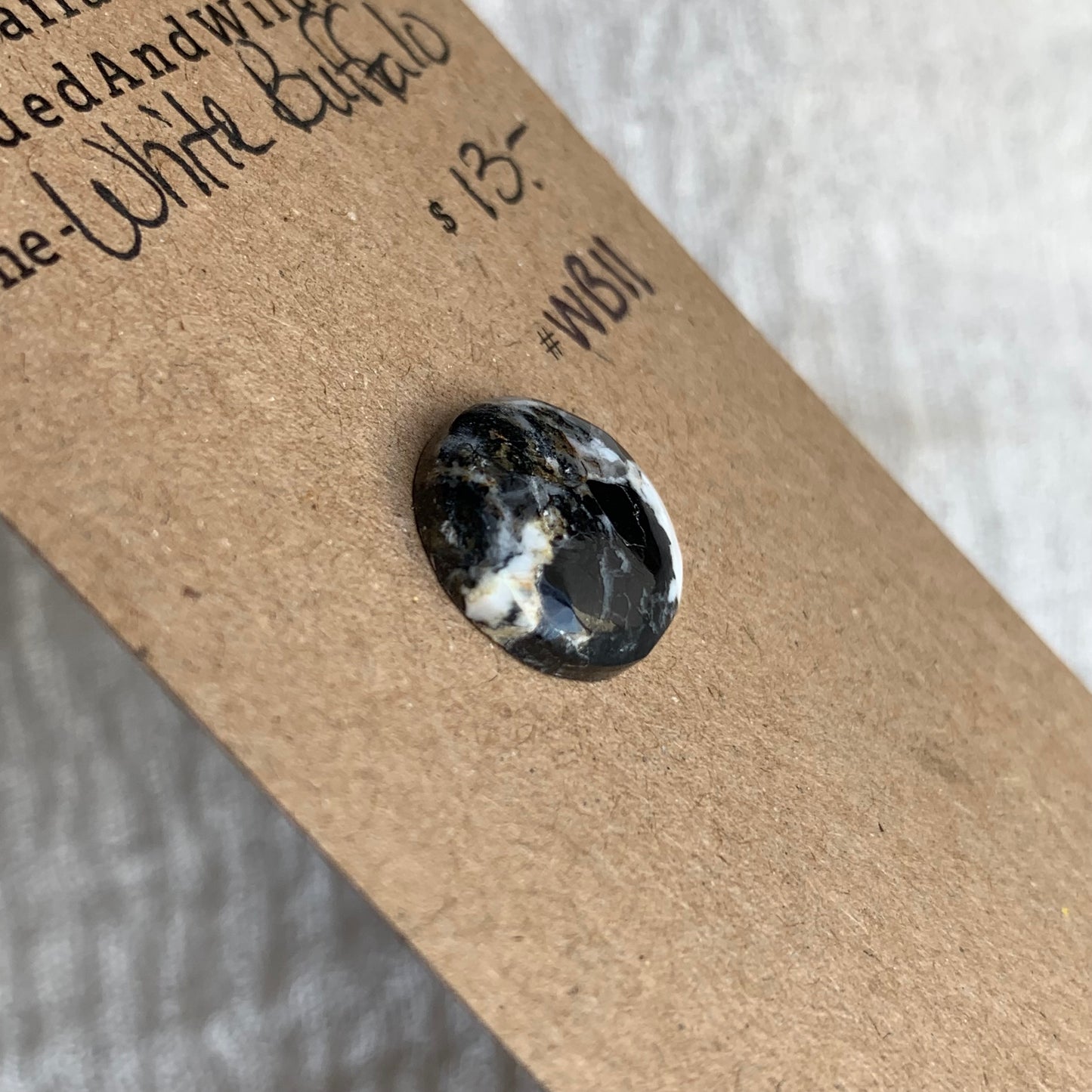 White Buffalo Cabochon - WB11