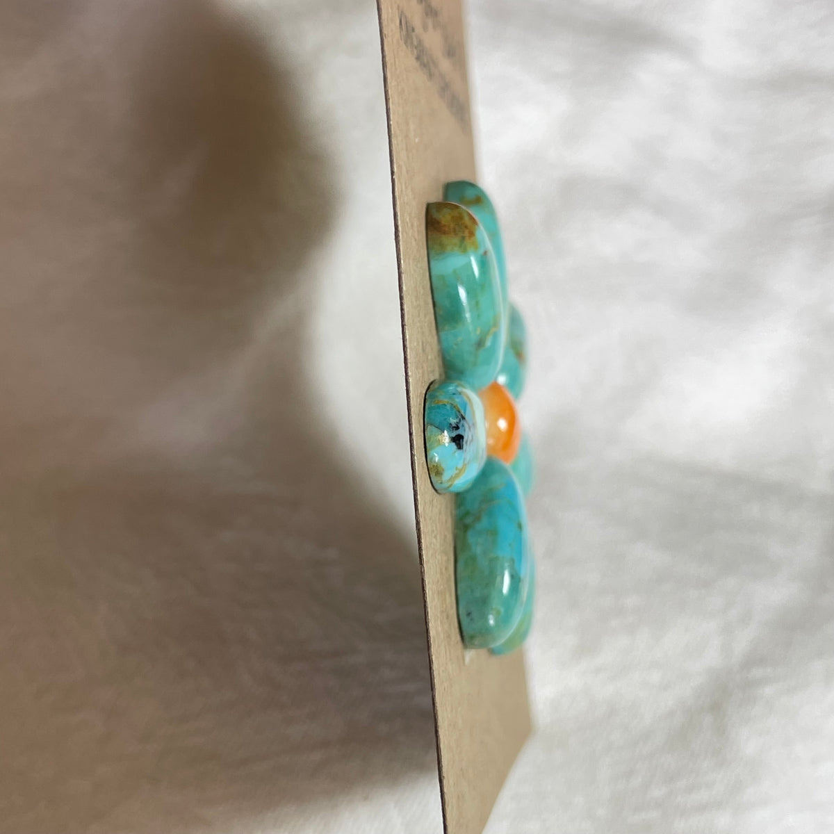 Kingman Turquoise / Oyster Shell Cabochon - KO16