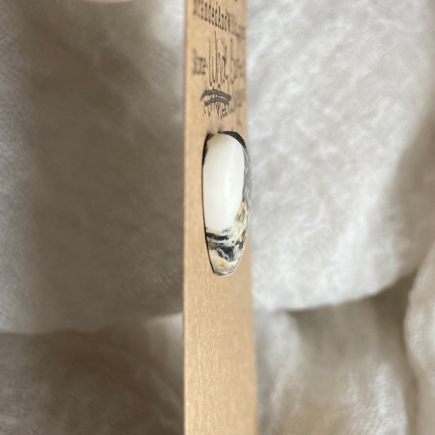 White Buffalo Cabochon - WB19