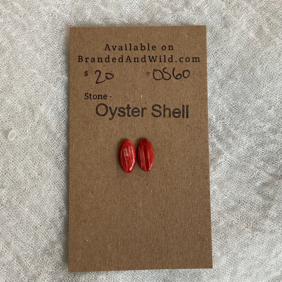 Oyster Shell Cabochon - OS60