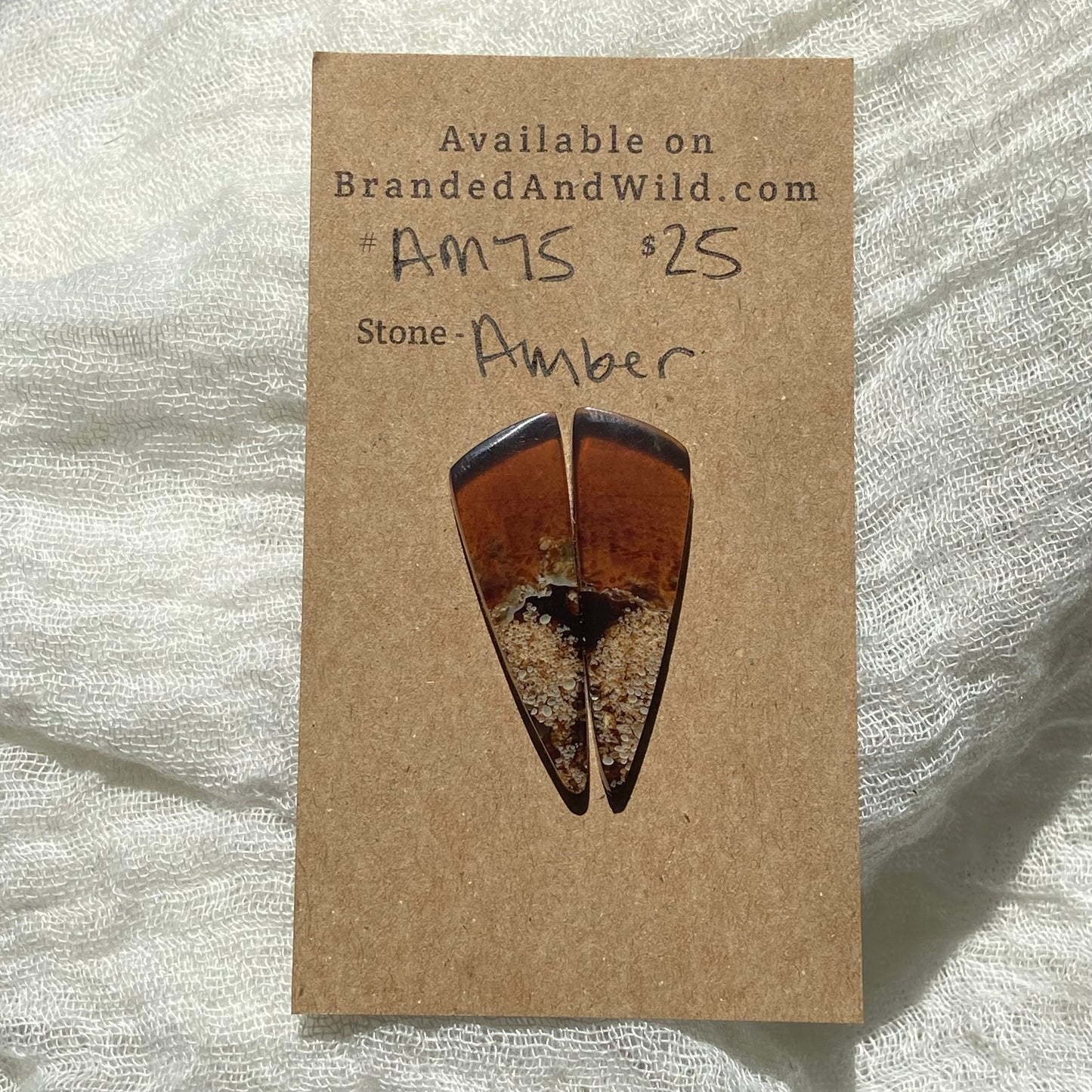 Amber Cabochon AM75