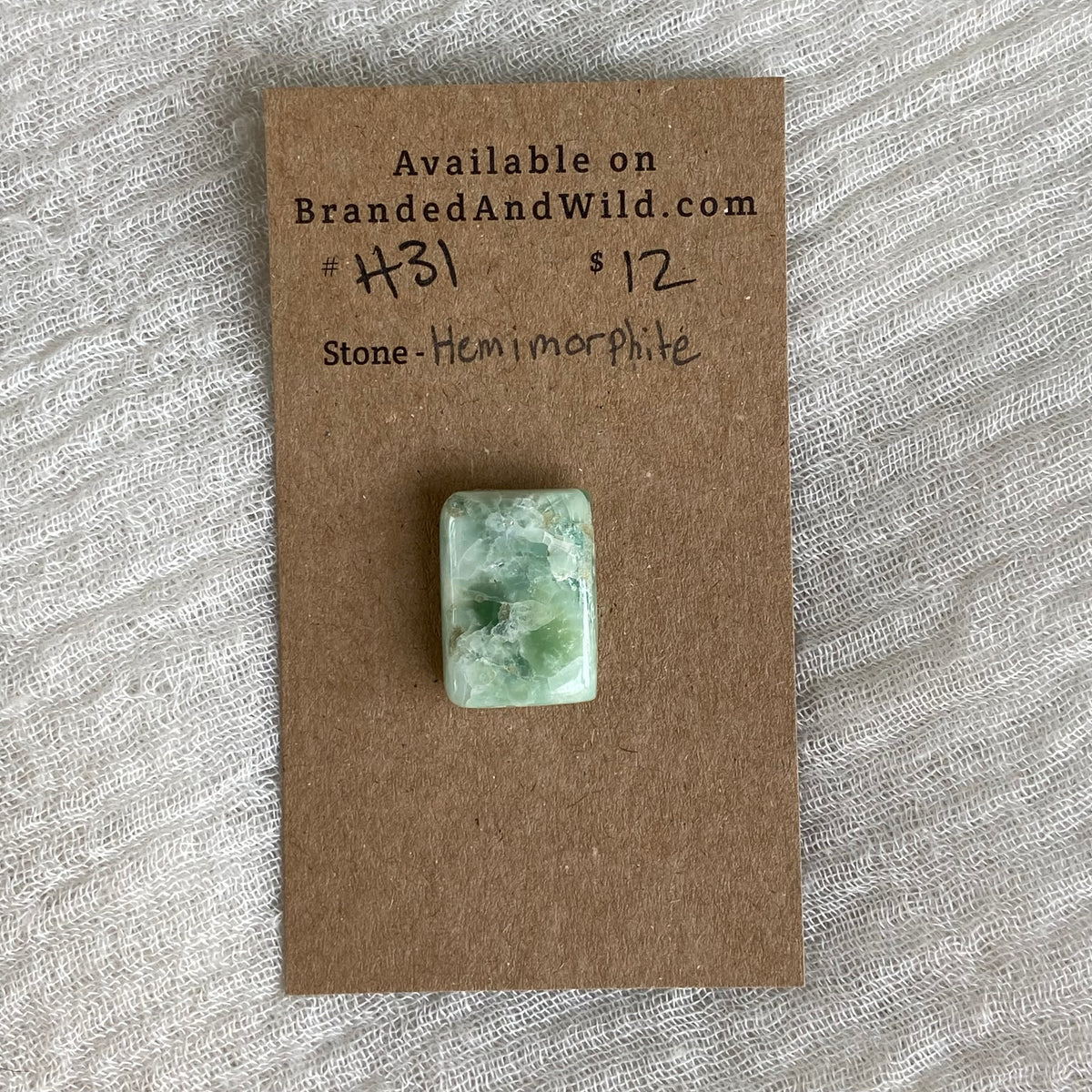 Hemimorite Cabochon - H31