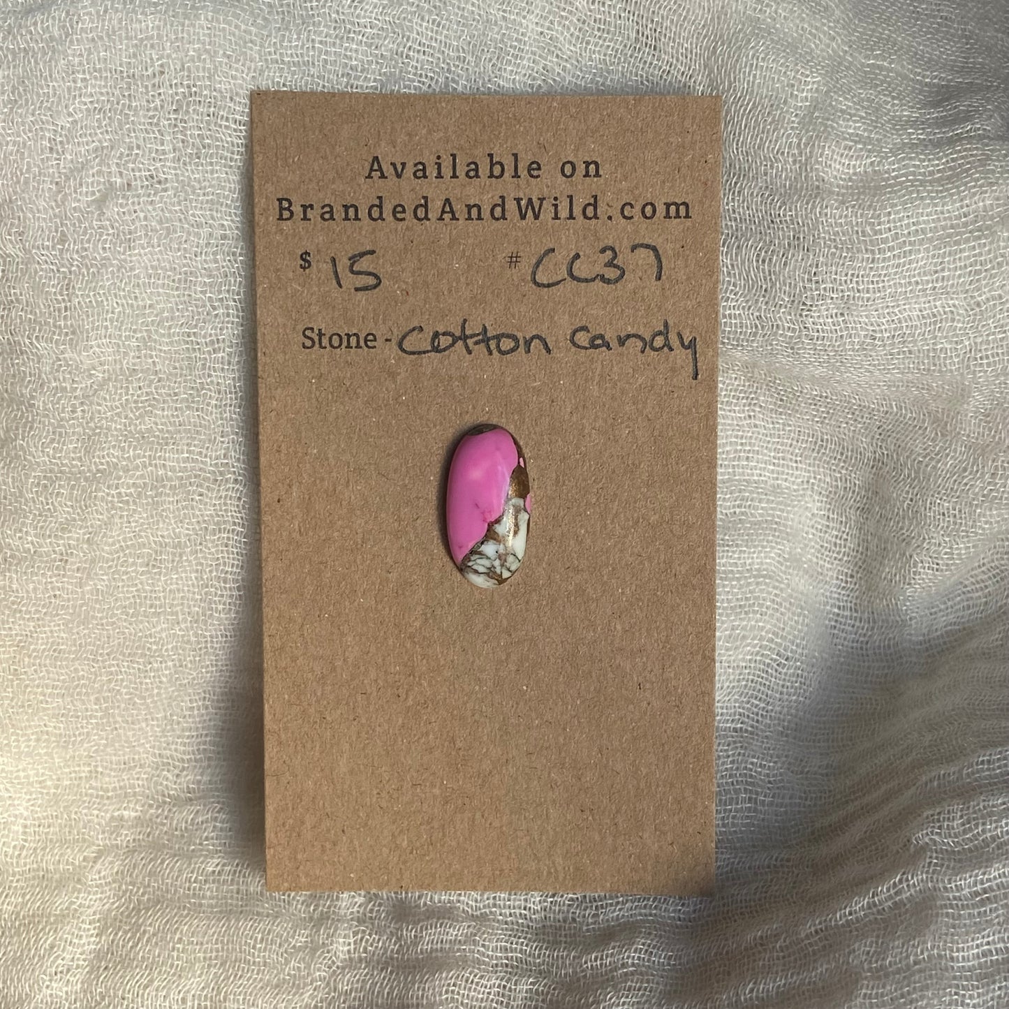 Cotton Candy Cabochon - CC37 5893C85C-EFB2-42A2-98A8-61F5E78E2F1C Brandedandwild.com