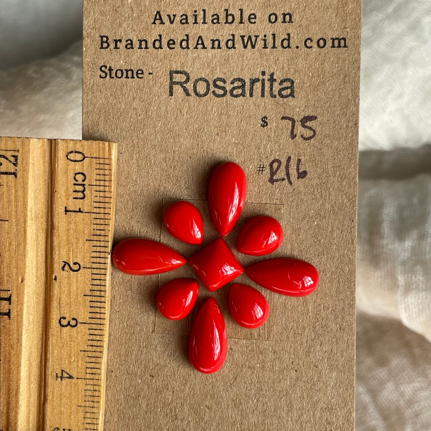Rosarita - Cabochon - R16 58B75954-6984-404C-8D82-CC6C224703DF Brandedandwild.com