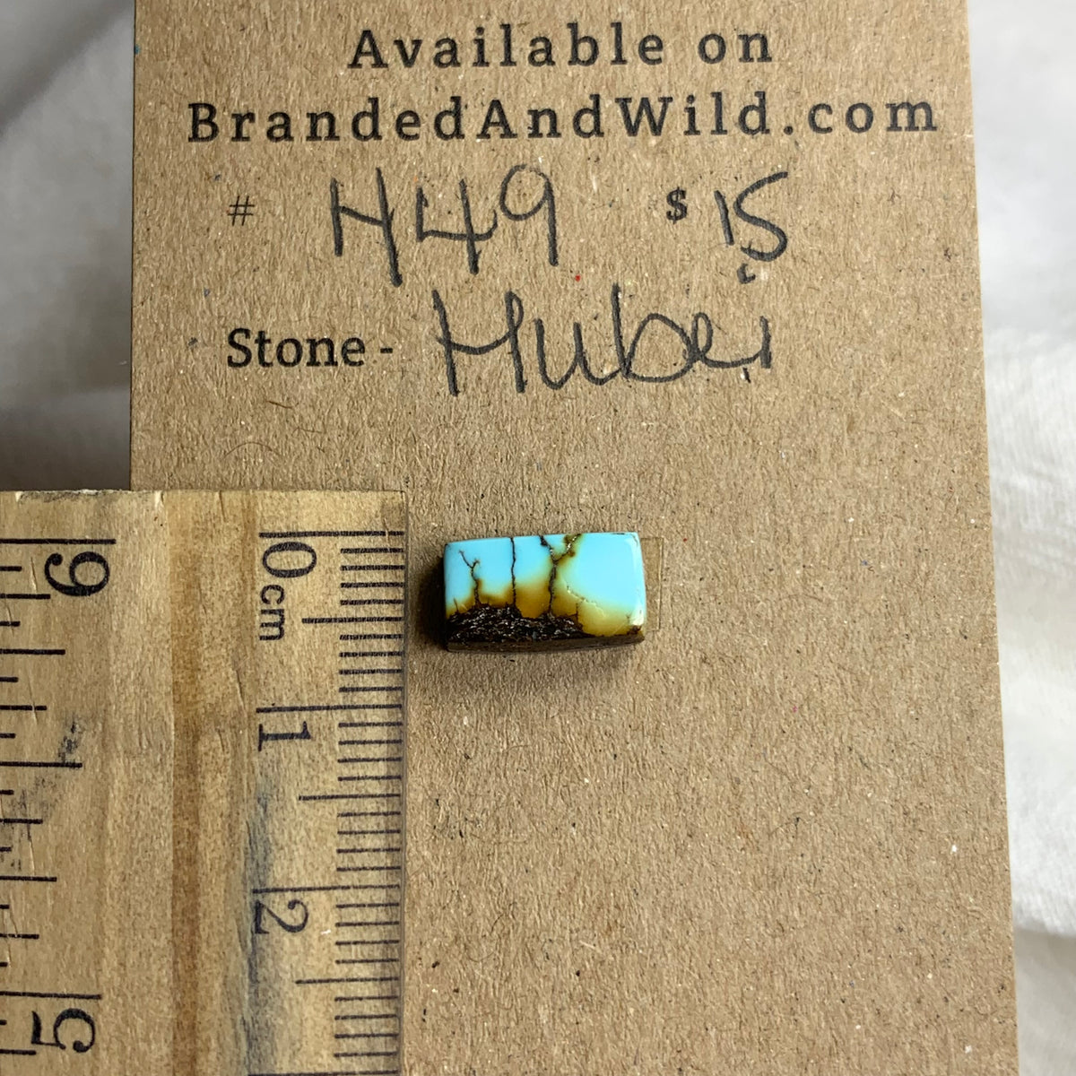 Hubei Turquoise Cabochon - H49 58C4DB16-8304-4FF7-B320-423AEB102318 Brandedandwild.com