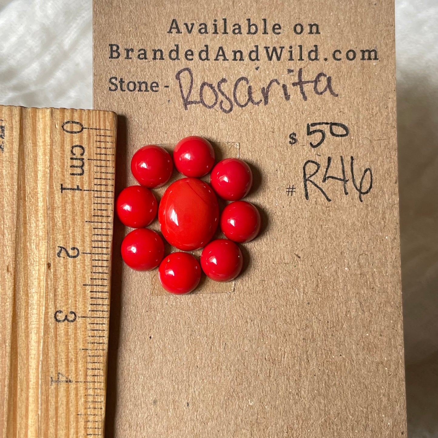 Rosarita - Cabochon - R46 58D37238-BFDF-41B2-8AF3-F063EB330F1F Brandedandwild.com