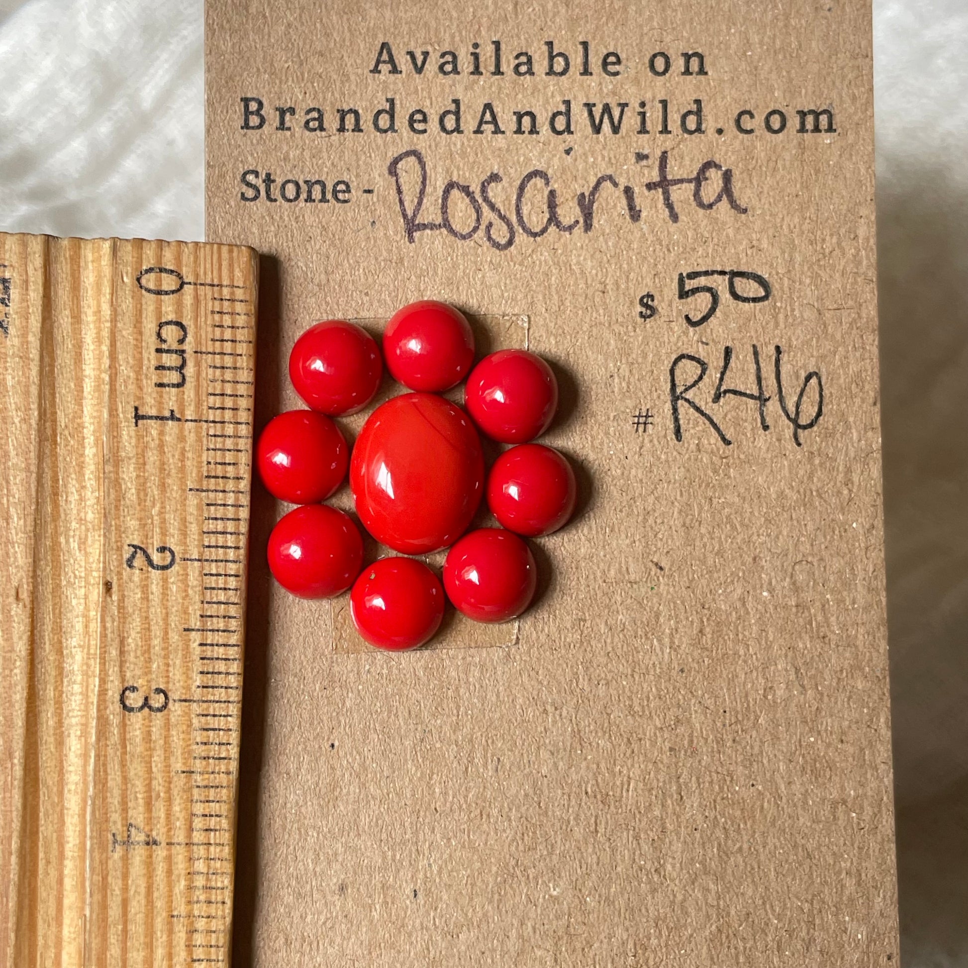 Rosarita - Cabochon - R46 58D37238-BFDF-41B2-8AF3-F063EB330F1F Brandedandwild.com