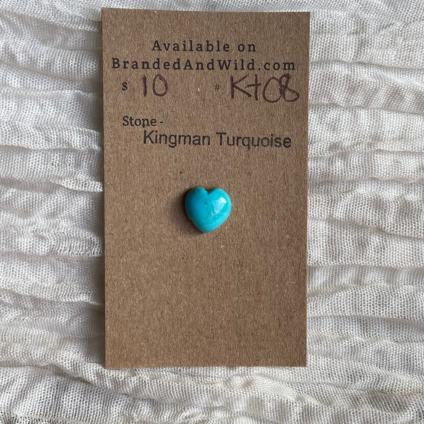 Kingman Turquoise Cabochon - KT08 58E163CB-6DCF-4D62-92A5-487F67333748 Brandedandwild.com