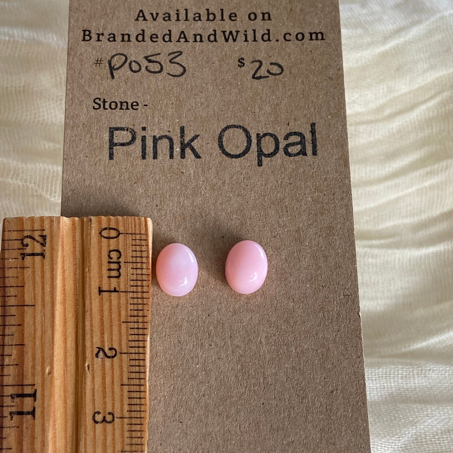 Pink Opal Cabochon - P053