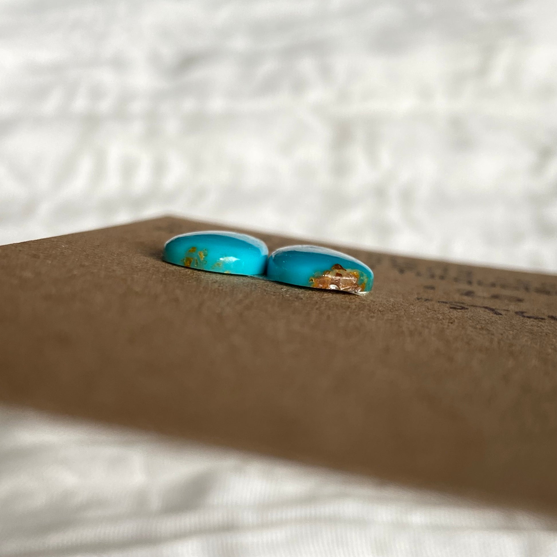 Sonoran Turquoise Cabochon - ST61 58F1B3D7-F6F3-4D37-B1B9-59CD85D621D6 Brandedandwild.com