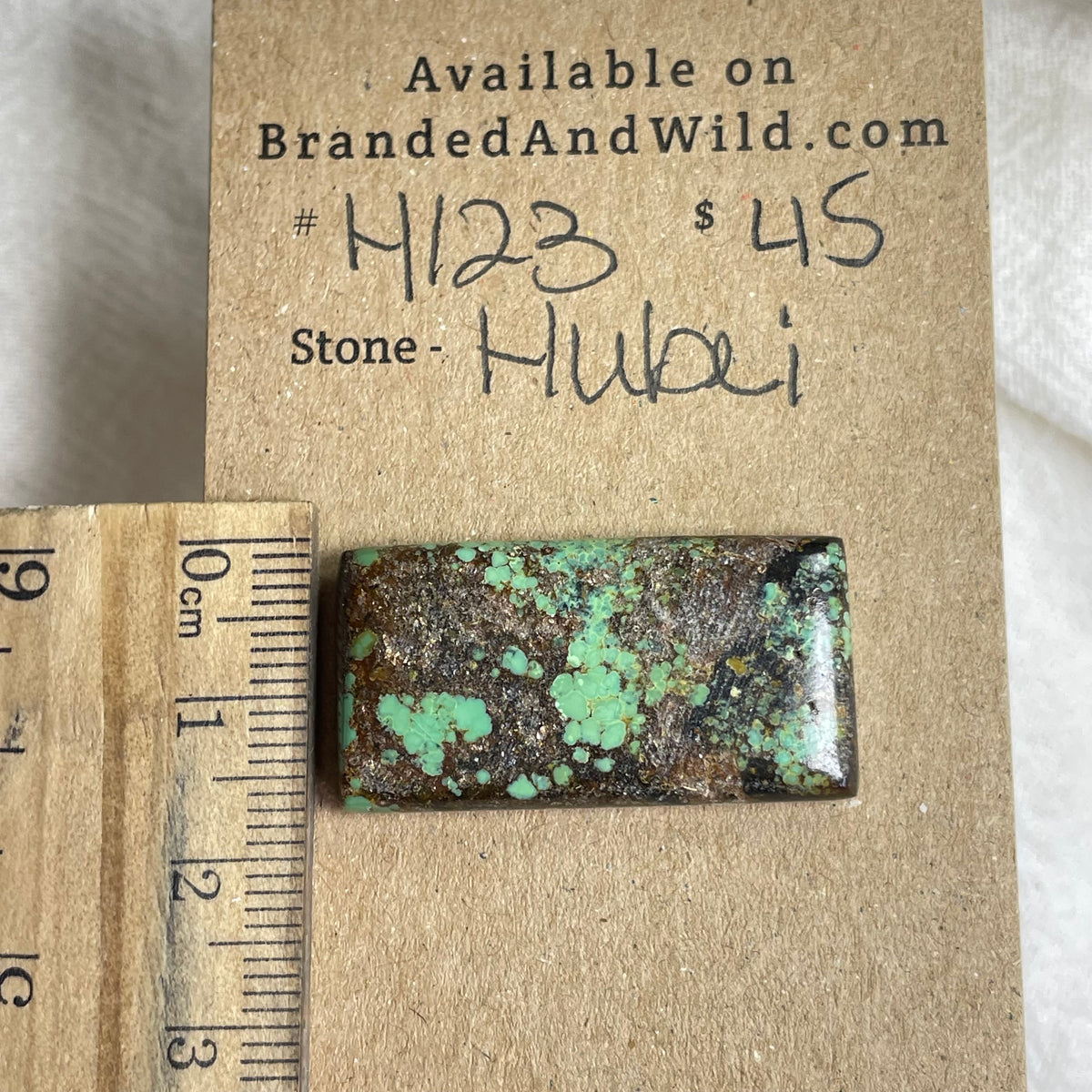 Hubei Turquoise Cabochon - H123 5930C572-8F8C-4B34-A8C4-178E1F01F1C2 Brandedandwild.com