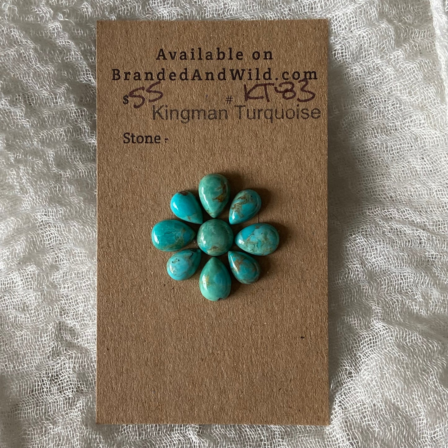 Kingman Turquoise Cabochon - KT83