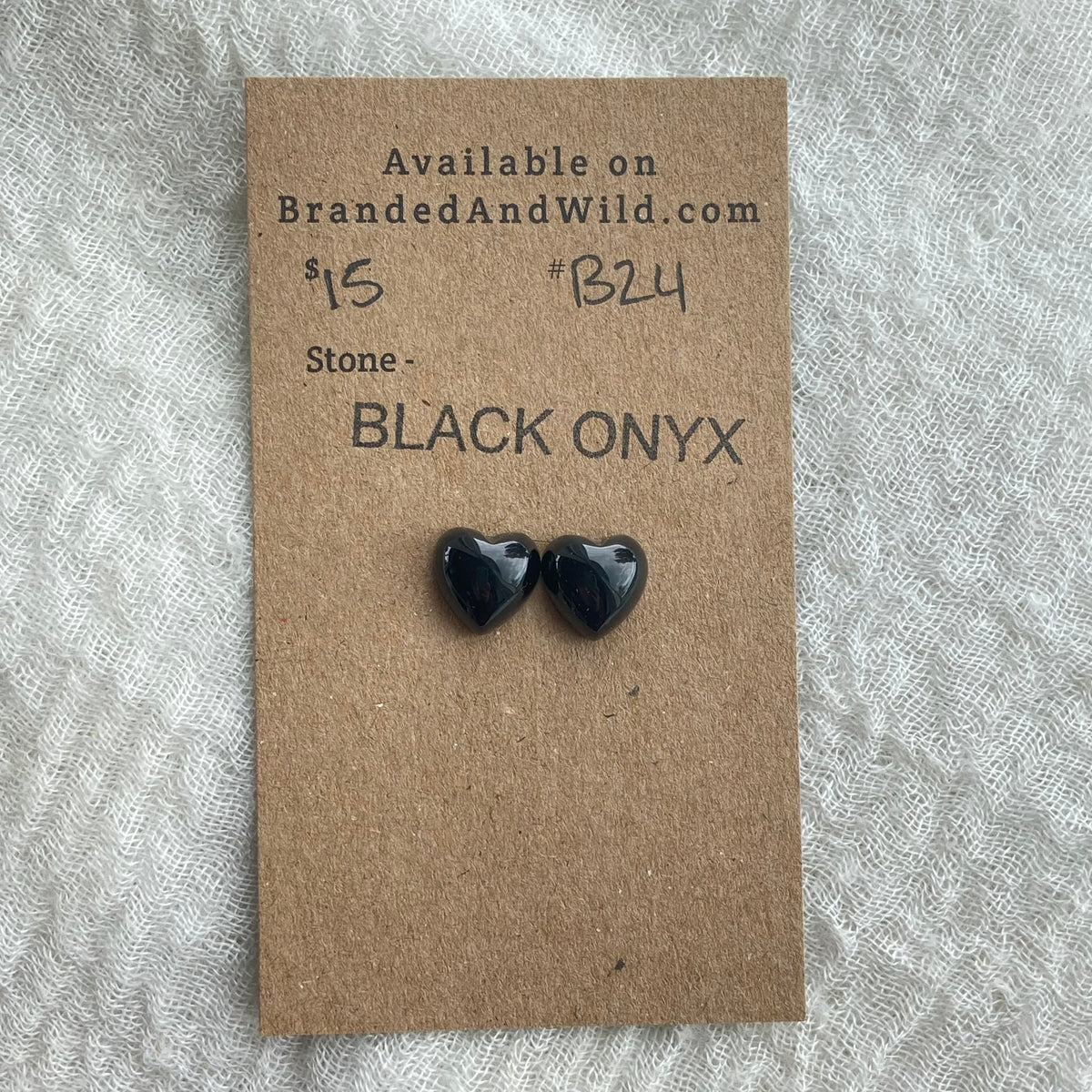 Black Onyx - Cabochon - B24