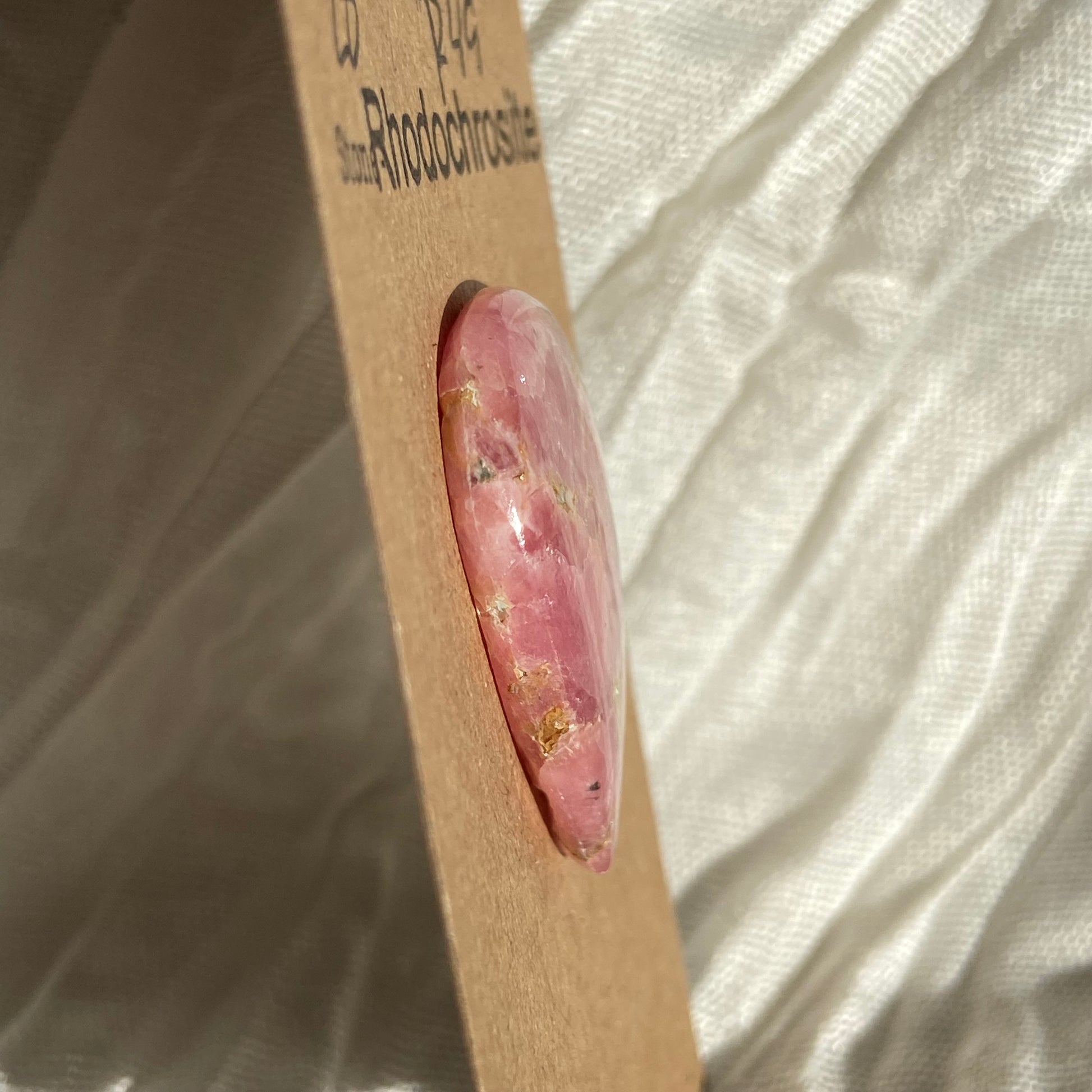 Rhodochrosite Cabochon - R49 5967742C-0792-4247-9BC0-4A27E844BBDD Brandedandwild.com