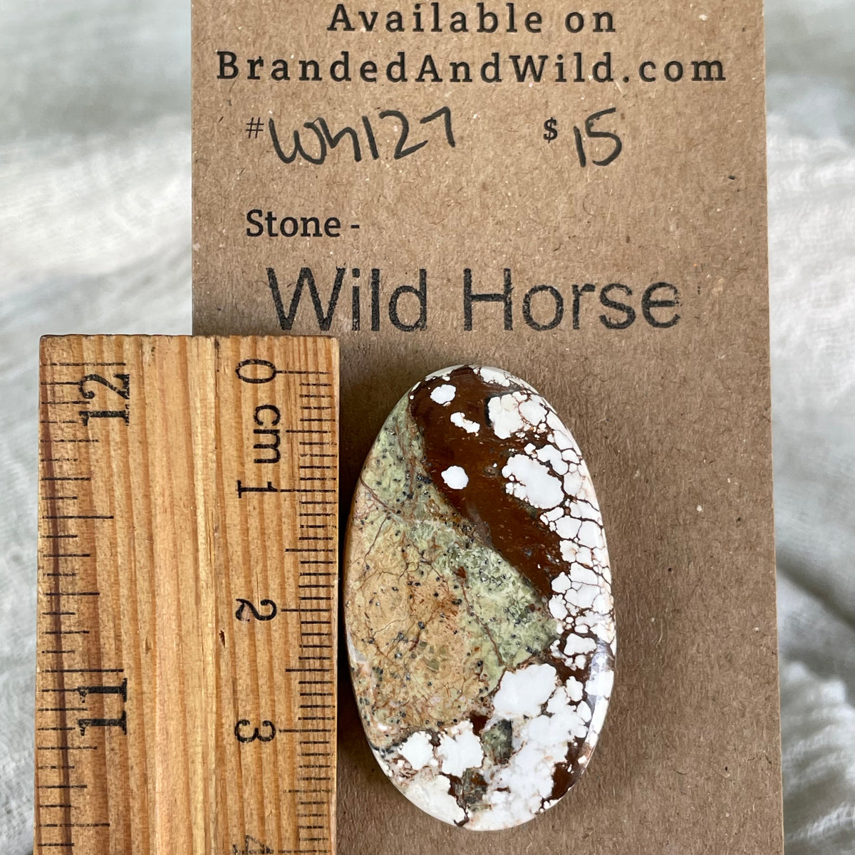Wild Horse Cabochon - WH127 596DF1EA-4A65-45EE-AE32-5AA23C1FD1F1 Brandedandwild.com