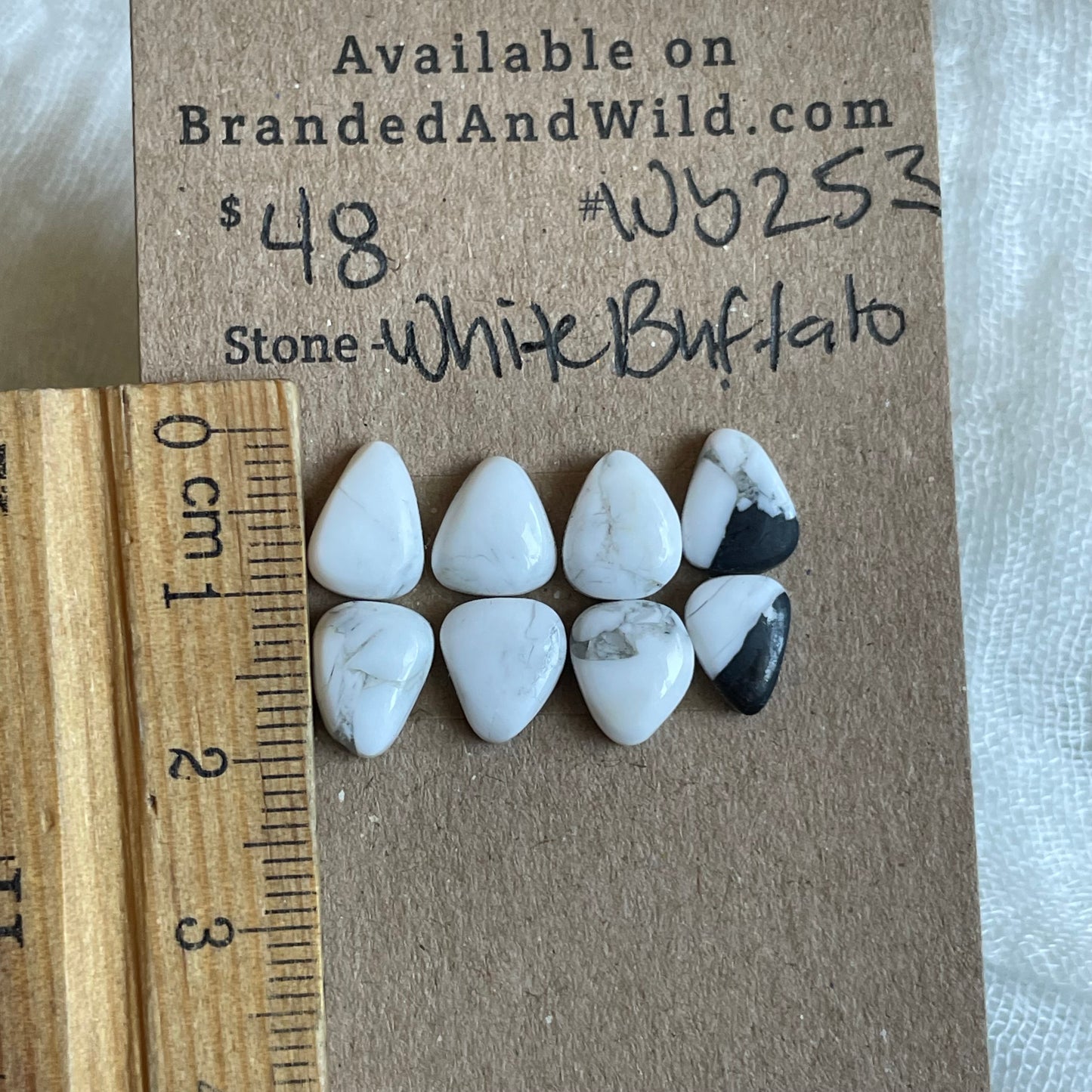 White Buffalo Cabochon - WB253