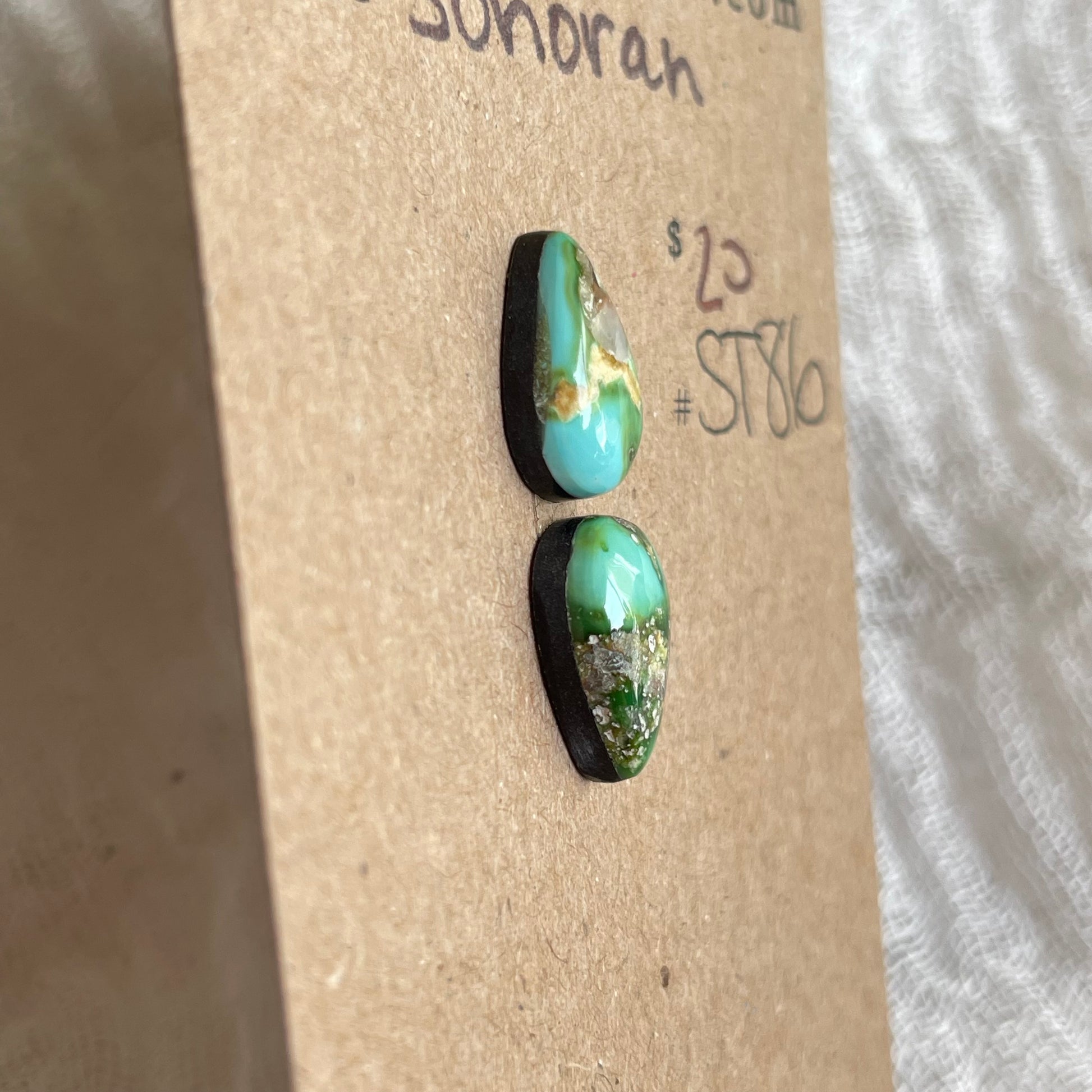 Sonoran Turquoise Cabochon - ST86 59873839-244E-45F0-BB2A-7E5E8B8AB182 Brandedandwild.com