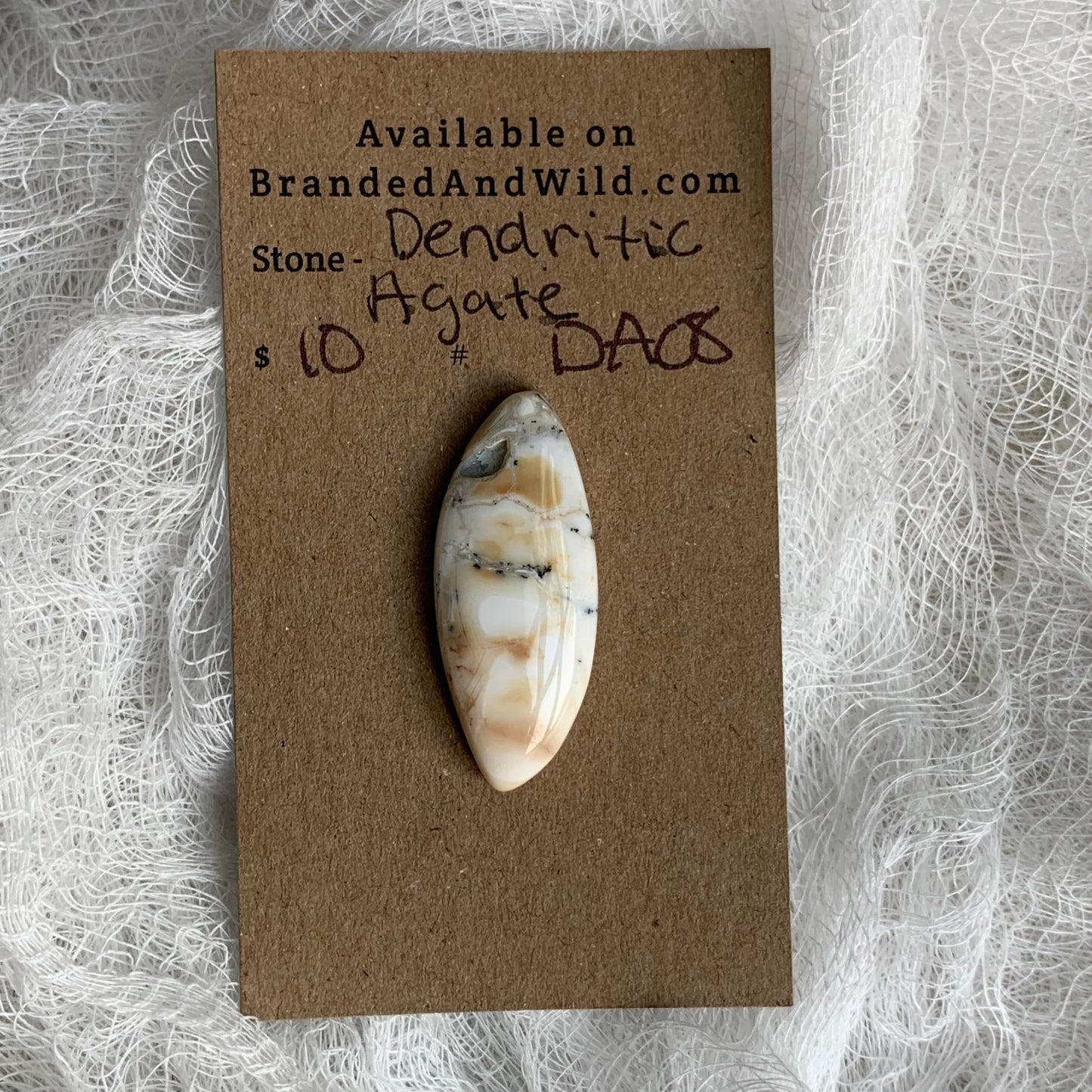 Dendritic Agate Cabochon - DA08