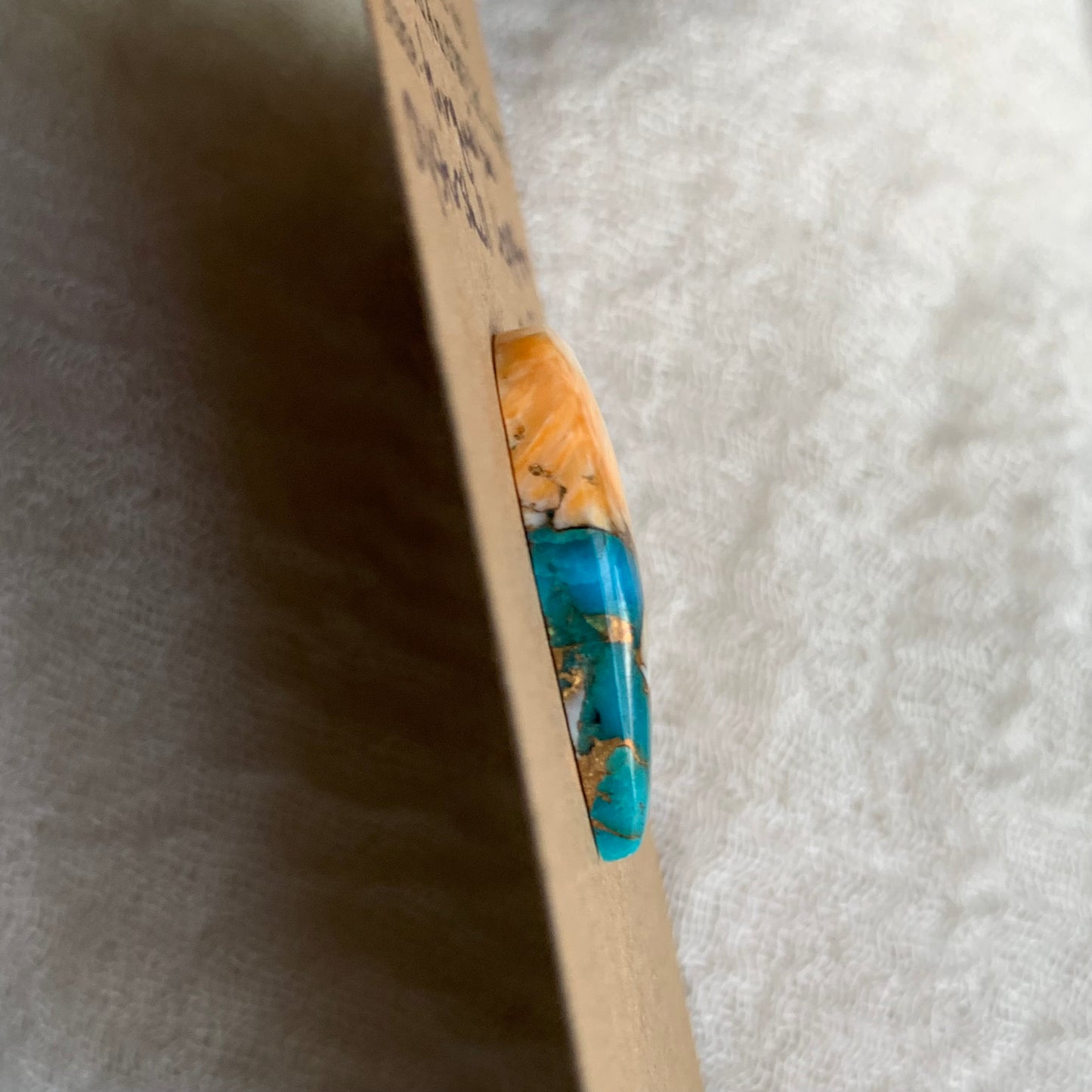 Turquoise, Oystershell, Copper Cabochon - TOC117
