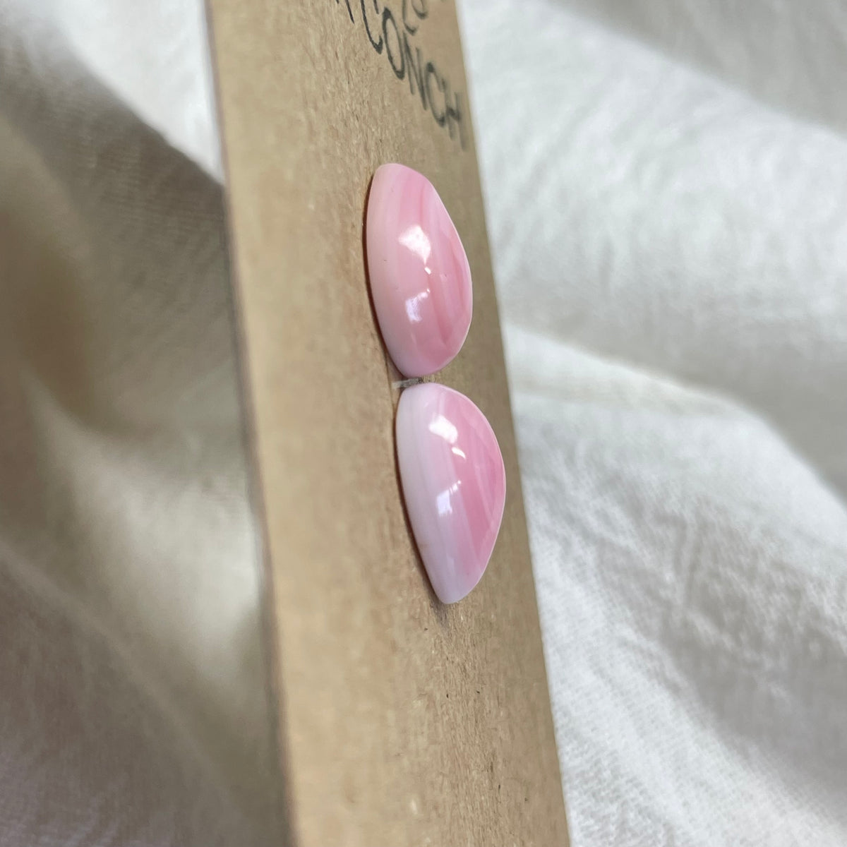 Pink Conch Cabochon - P012 5995F84F-79E3-448A-82B3-A4E062958D0F Brandedandwild.com