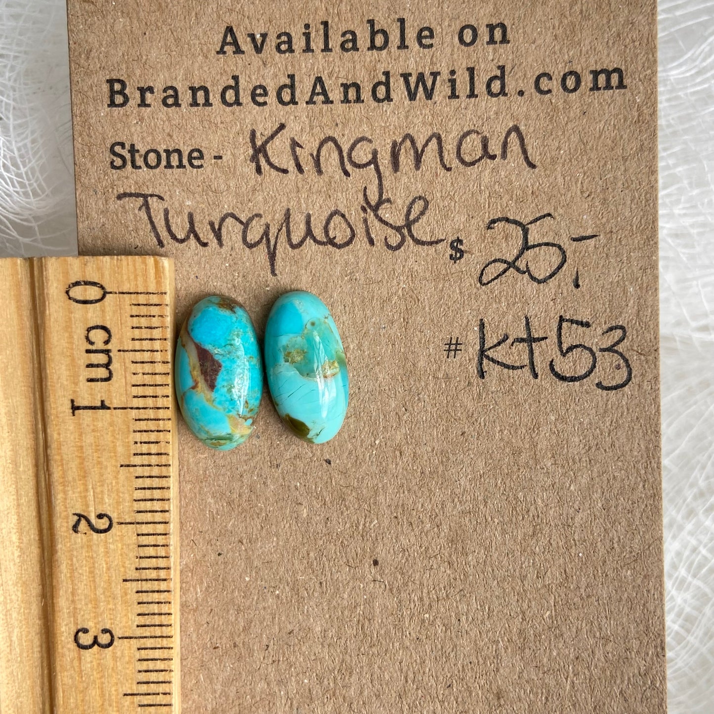 Kingman Turquoise (composite) Cabochon - KT53