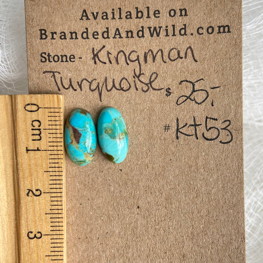 Kingman Turquoise (composite) Cabochon - KT53