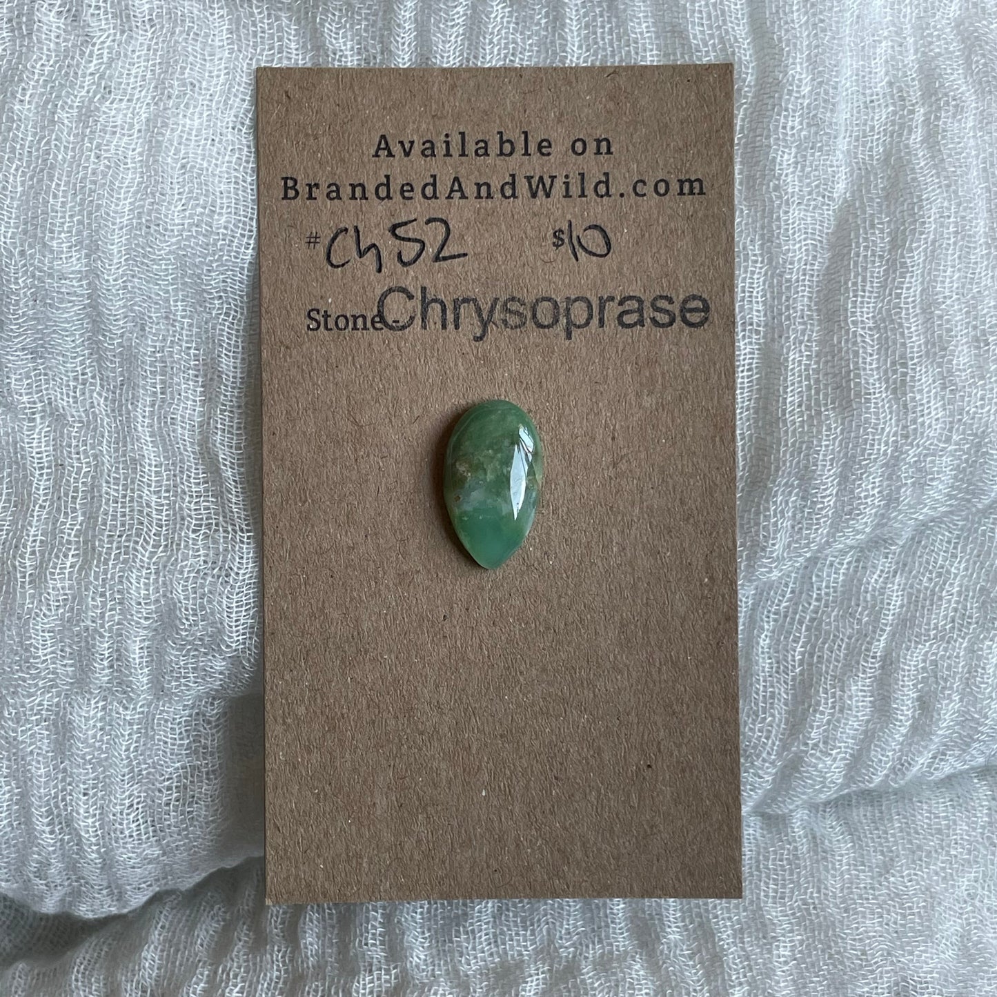 Chrysoprase Cabochon - Ch52