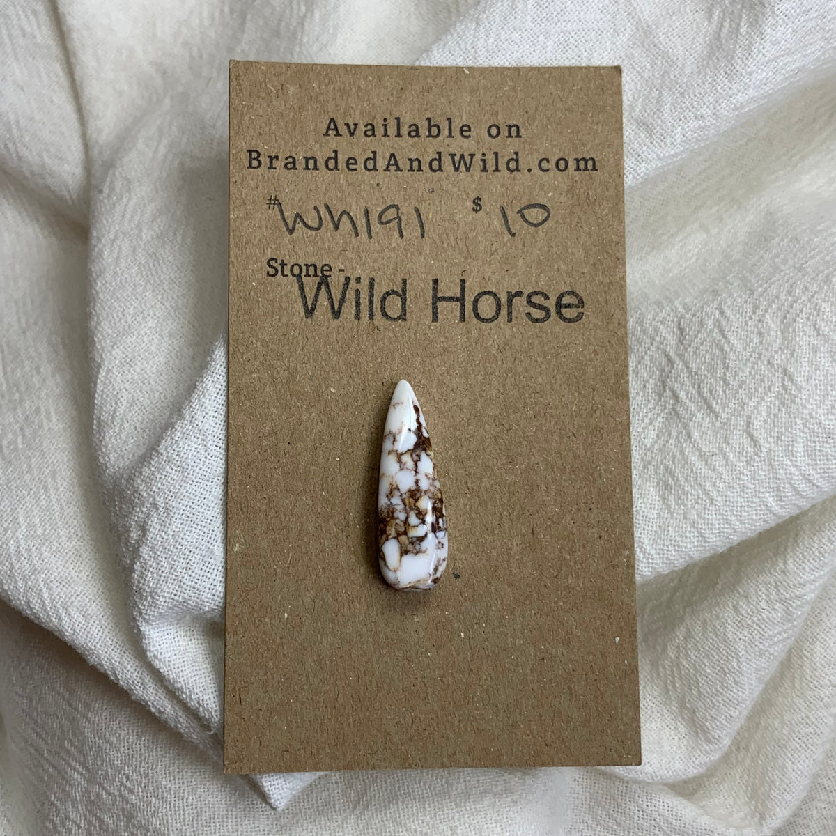 Wild Horse Cabochon - WH191 59CB45F4-1E7D-48EA-A140-E1225671D207 Brandedandwild.com