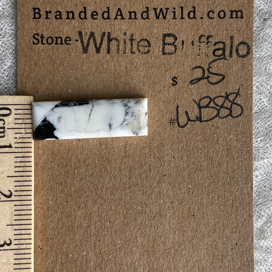 White Buffalo Cabochon - WB88