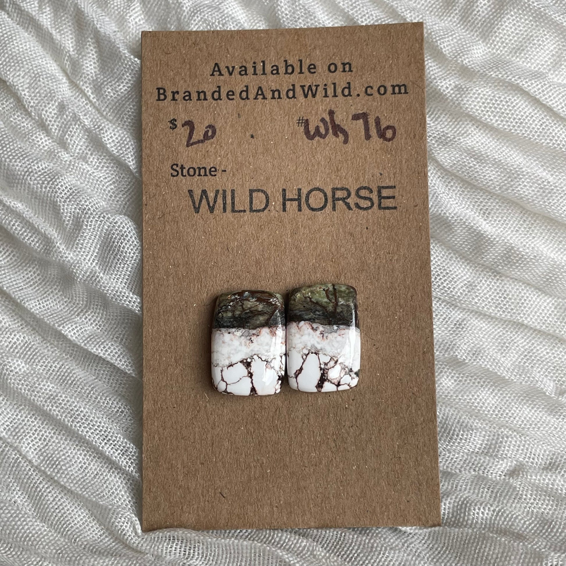 Wild Horse Cabochon - WH76 59F1D7F9-E342-4B18-9005-0D539BF6A22D Brandedandwild.com