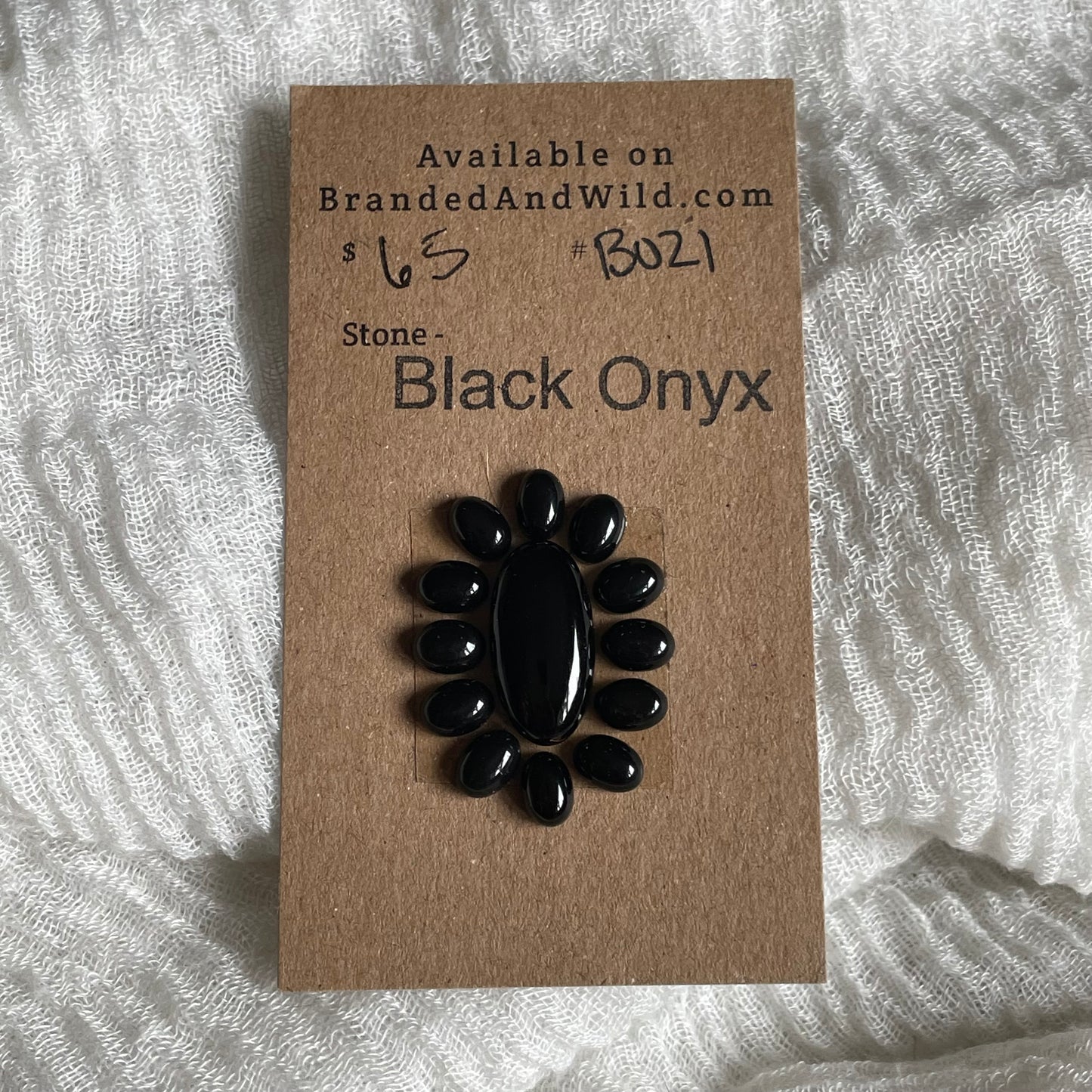 Black Onyx - Cabochon - B021